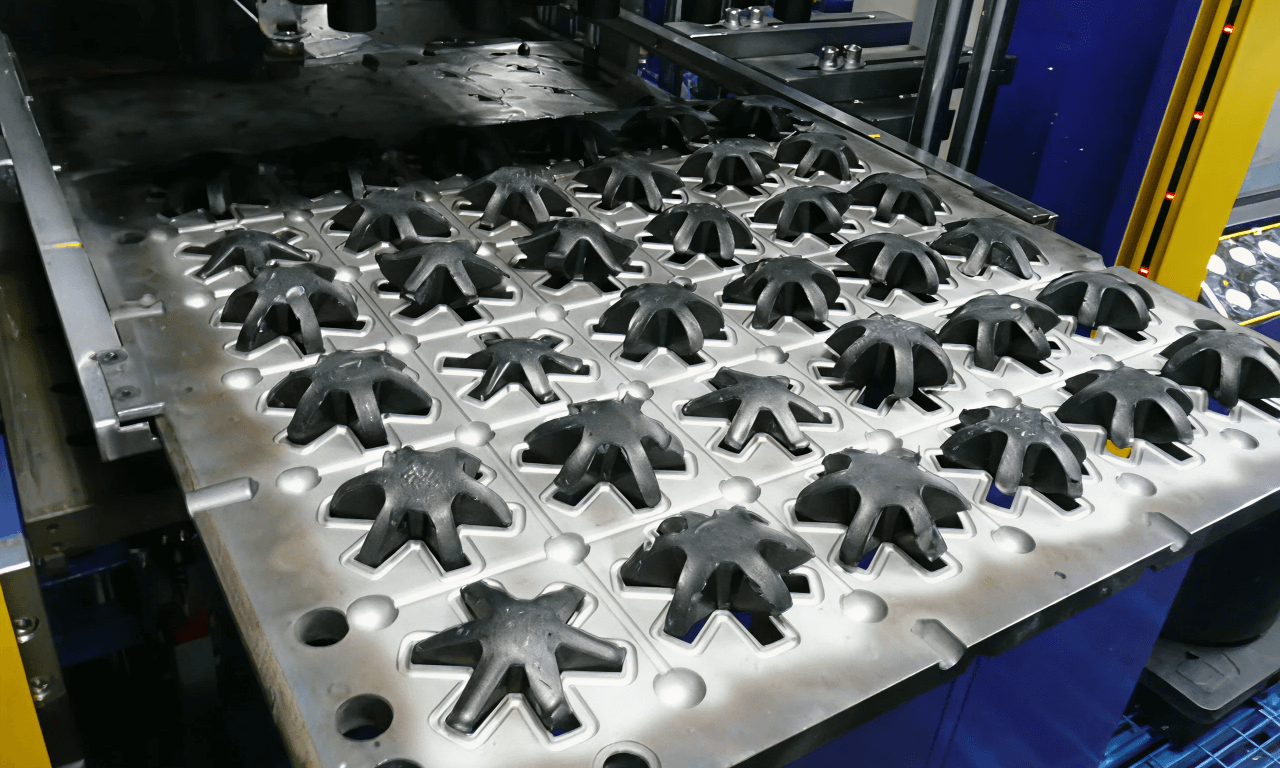 Custom industrial rubber mat compression mold manufacturing factory