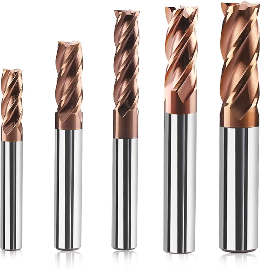 Solid Carbide End Mills Various Sizes