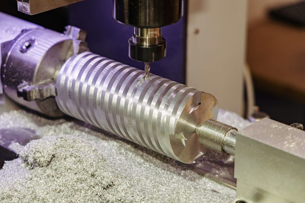 Aluminum parts machining process