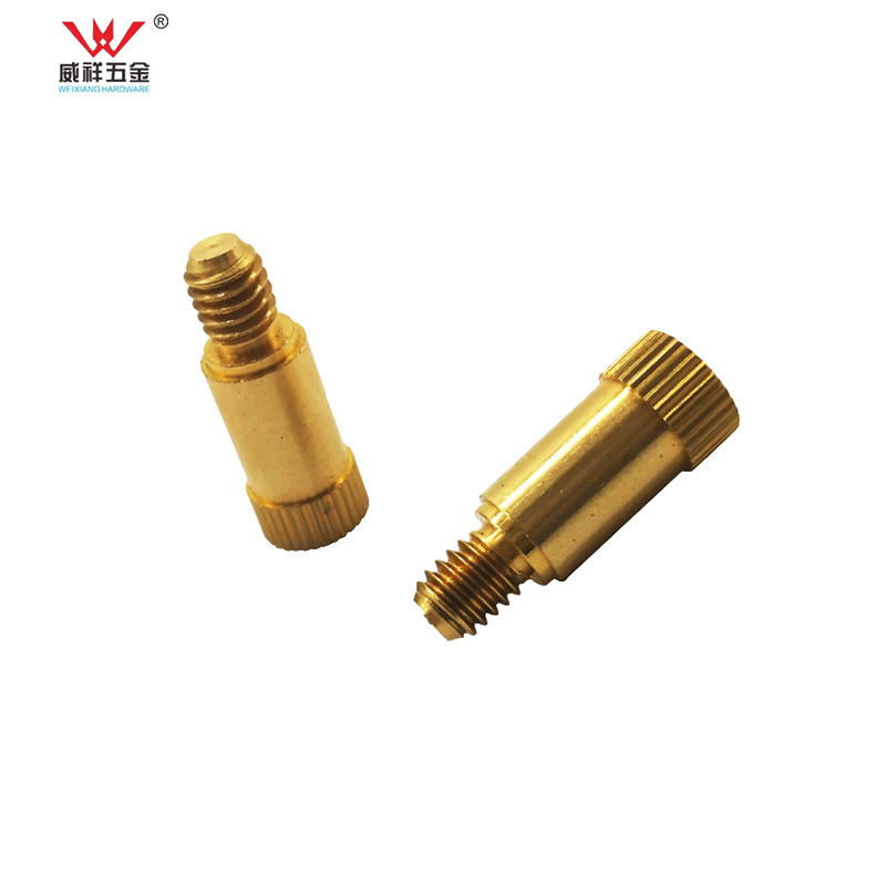 Finished brass bolts and fasteners