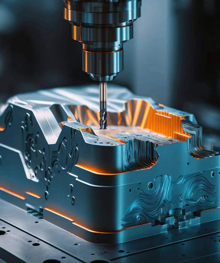 CNC machining operation