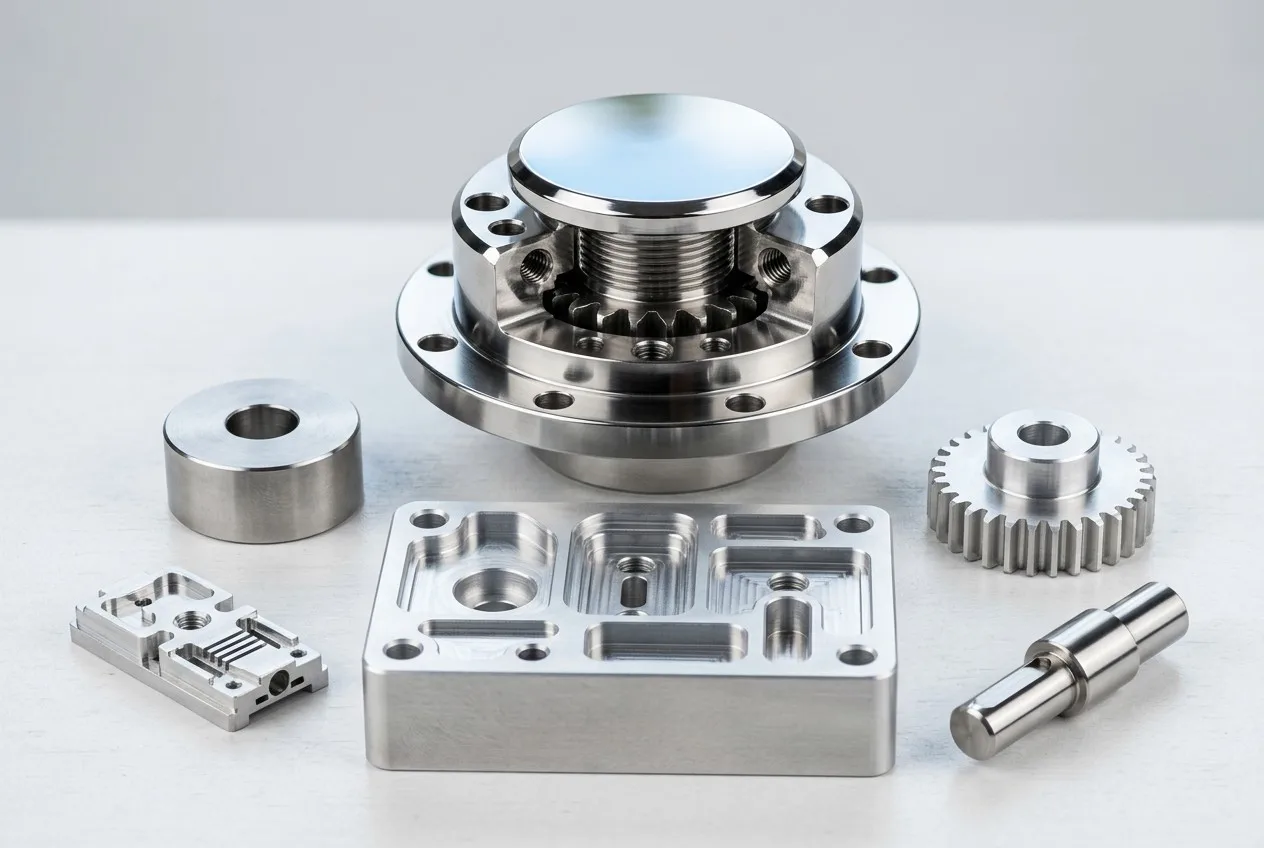 Precision CNC machined metal parts