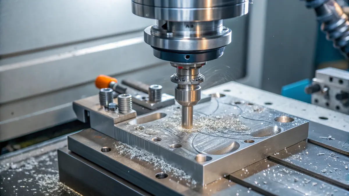 CNC machining process for precision parts
