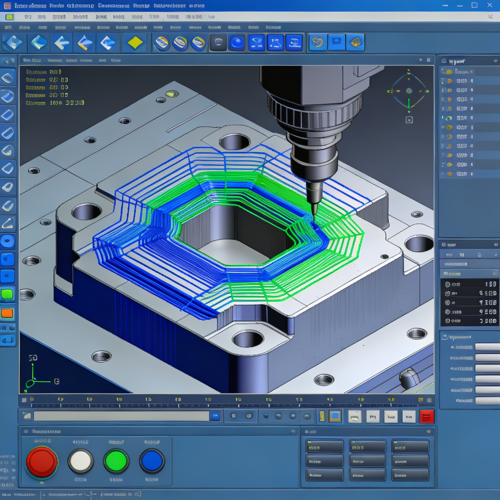 CAM Toolpath Simulation for CNC