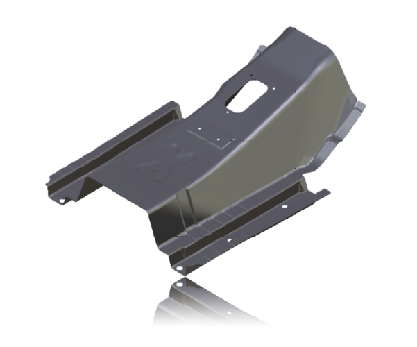 CNC machine precisely drilling a metal automotive part