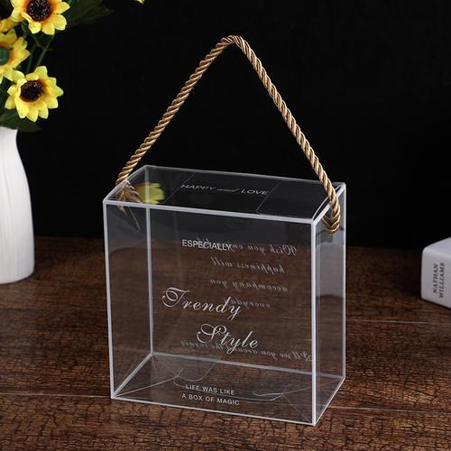 Gift transparent packaging boxes for premium gifts and promotions
