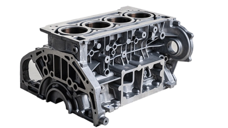 custom aluminum engine block die casting part