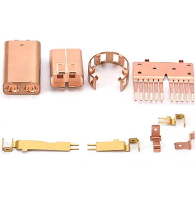 Metal stamping material samples and custom components