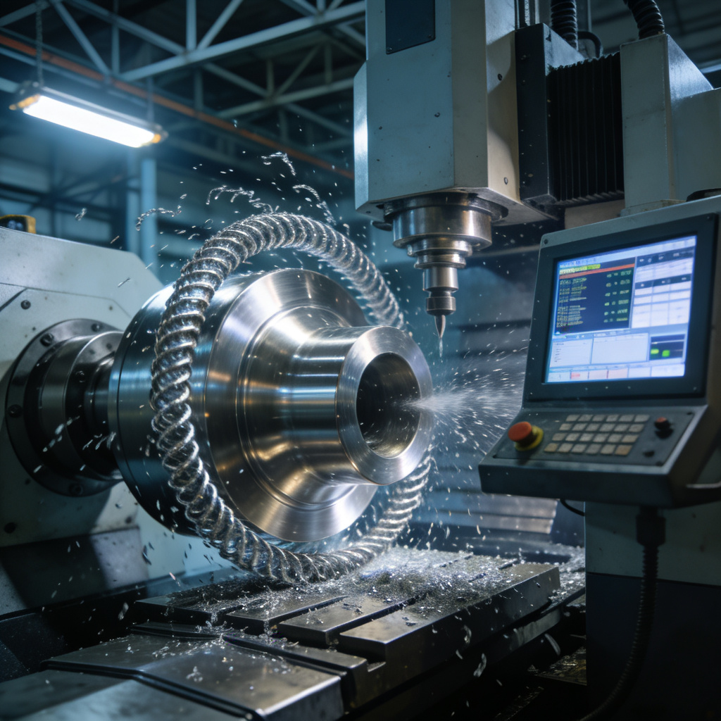 Titanium reactor parts machining process