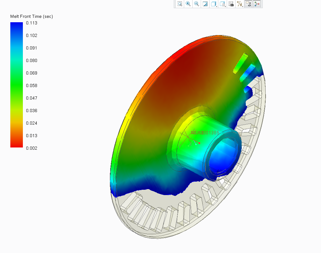 Mold Flow Analysis Simulation
