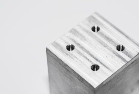 Smooth surface finish on a stainless steel turned part