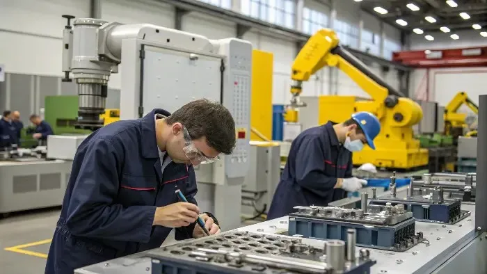 CMM inspection of molded part