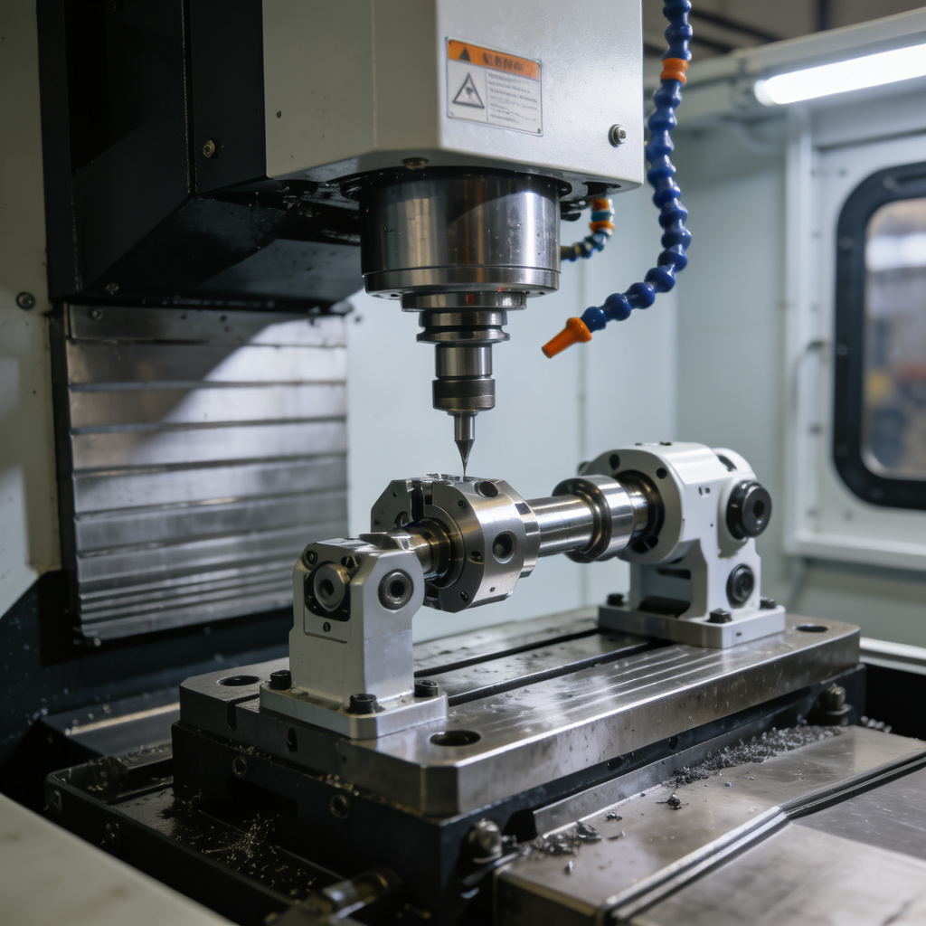 CNC machining process for robotics components