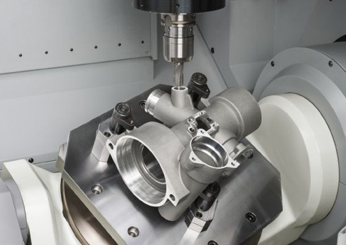 5-axis CNC machining process for complex parts