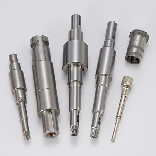Precision CNC turned parts examples including shafts and custom components
