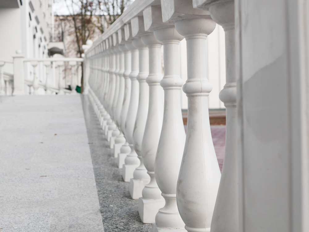 Customized soil mix cement railing plastic mold