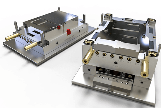 Injection mold tooling structure