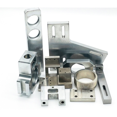 custom CNC parts different materials aluminum titanium stainless steel PEEK