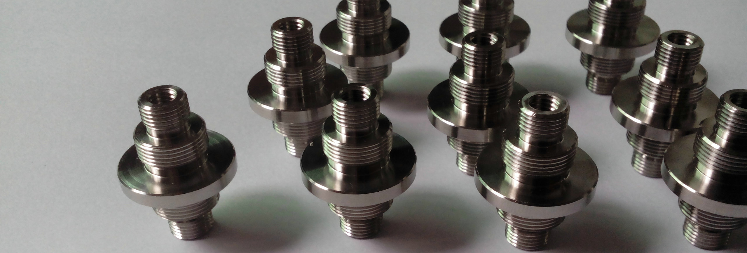 Batch of 316 stainless steel CNC turned parts