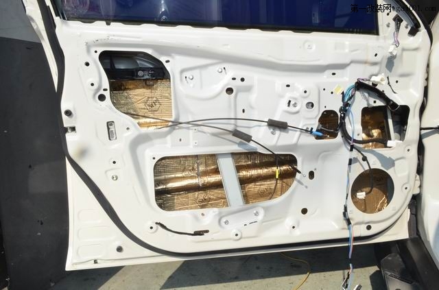 Car Door Panel Sound Insulation Installation