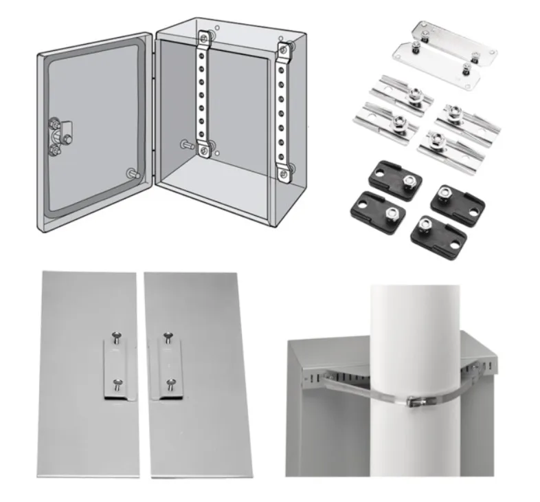 HVAC sheet metal structural components stamped duct supports and mounting