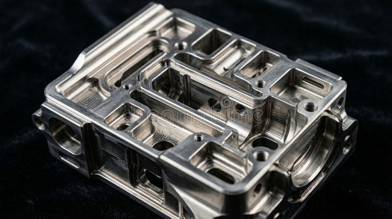 CNC milled titanium aerospace structural component