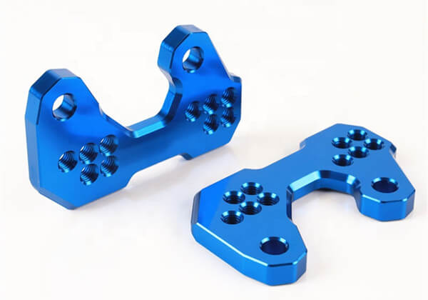 Custom automotive CNC machined aluminum brackets for aftermarket performance upgrades