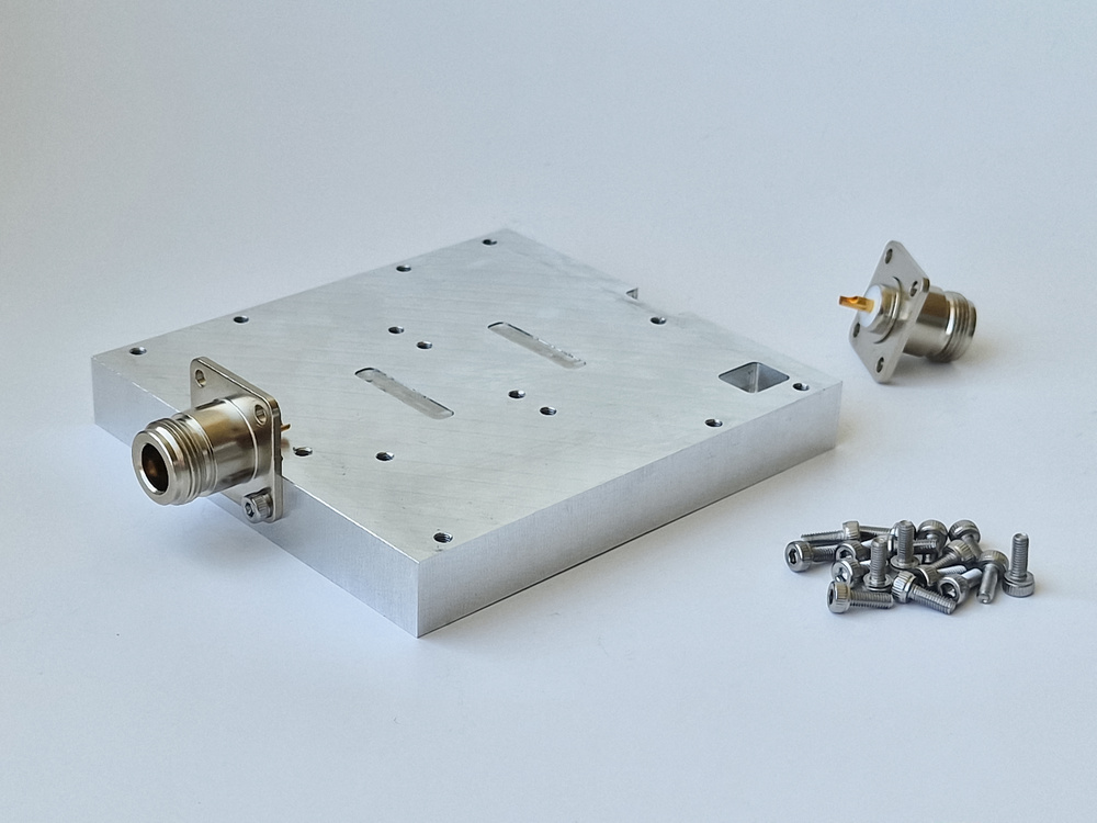 Precision CNC machined aluminum prototype with complex geometry