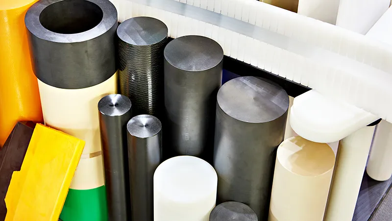 Engineering plastic material rods for CNC machining