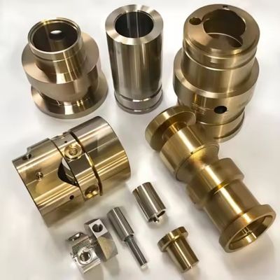 Precision CNC machined brass components