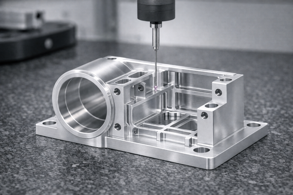 CMM inspection for precision aluminum parts