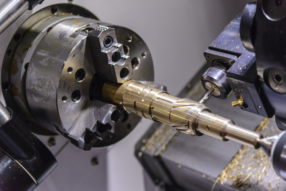 CNC Brass Milling Operation