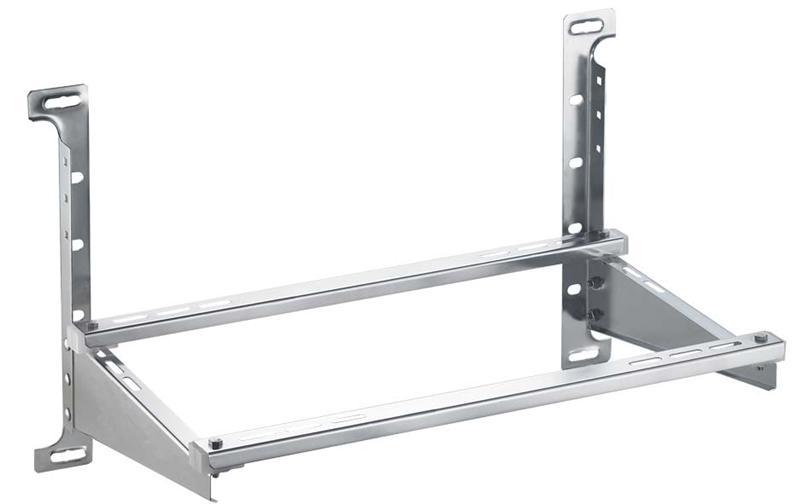 Precision CNC machined stainless steel structural bracket with multiple mounting points