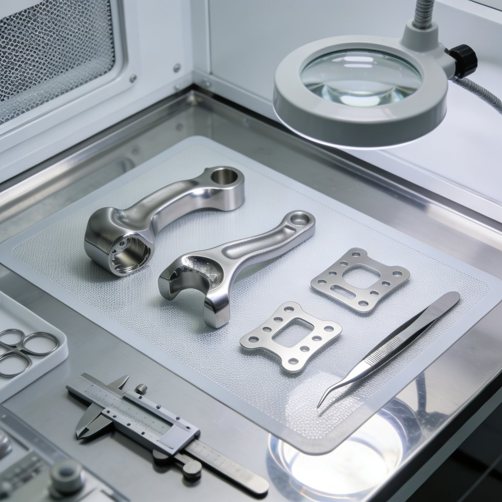 Sterile Cleanroom Inspection of Medical Titanium Components