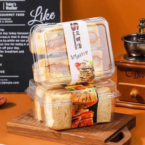 Food transparent packaging boxes for bakery and snacks