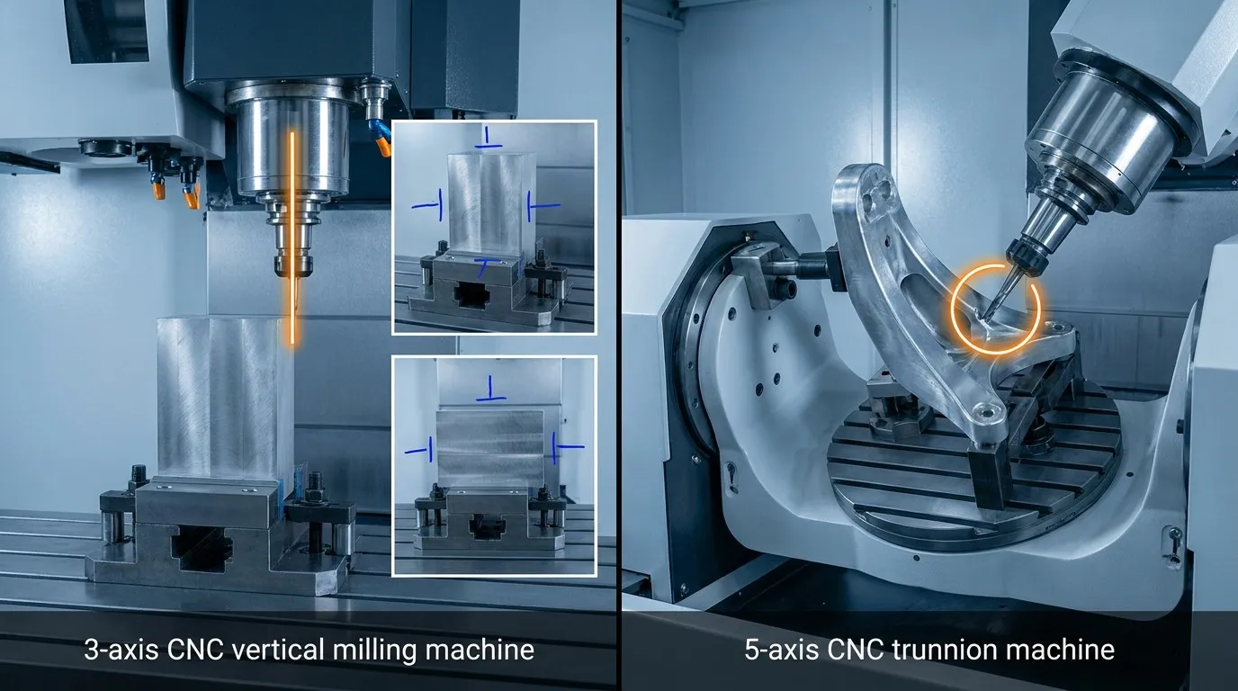 3-Axis vs 5-Axis CNC Comparison