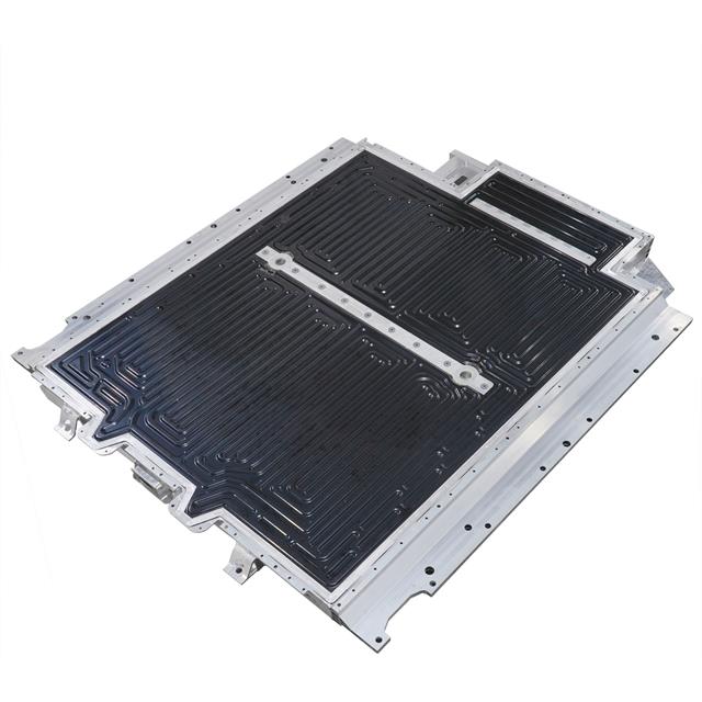 Stamped aluminum EV battery tray