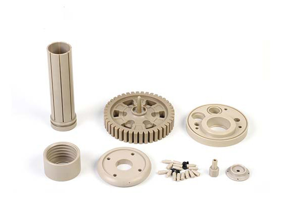 Custom PEEK CNC machined parts for industrial applications