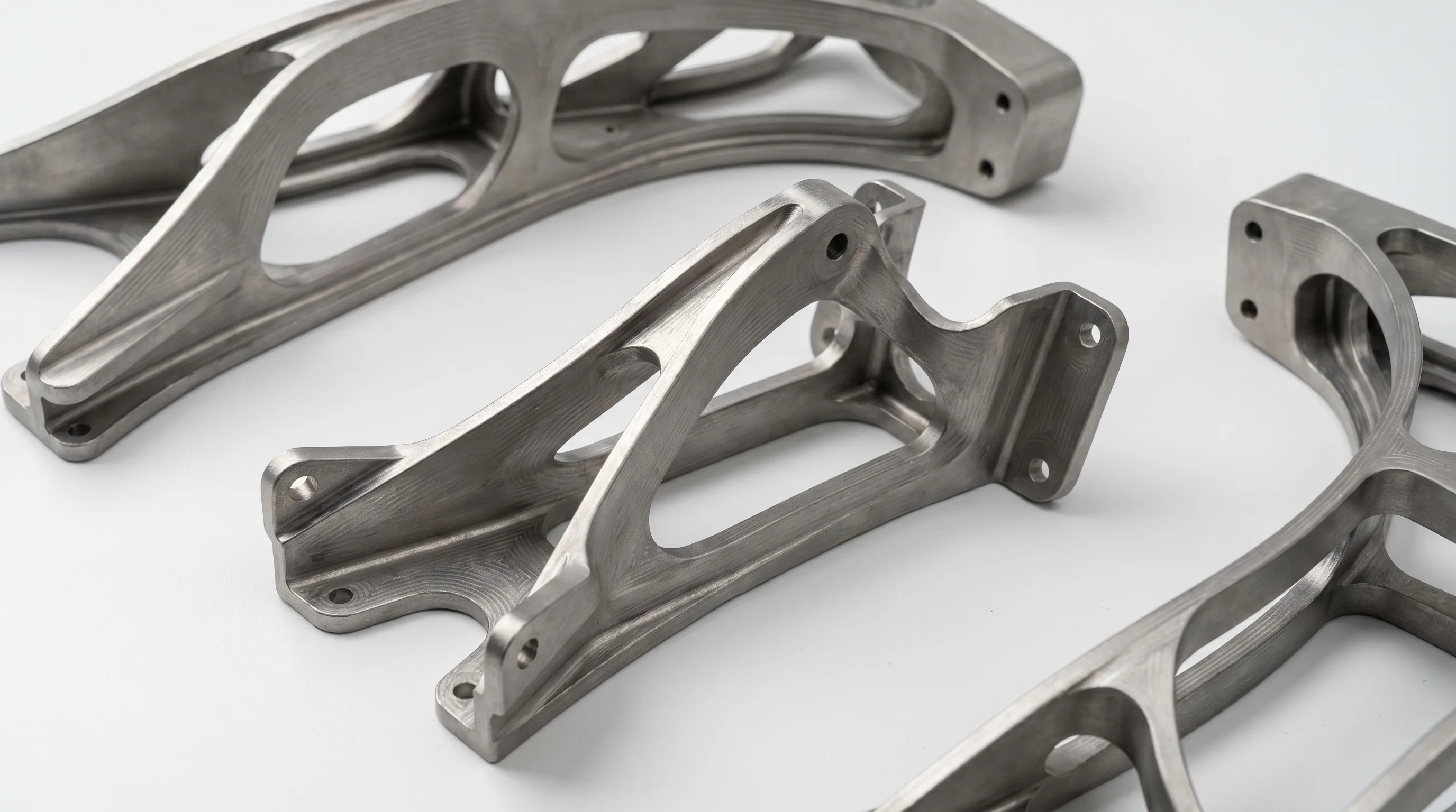 5 axis CNC aerospace titanium precision lightweight structural parts