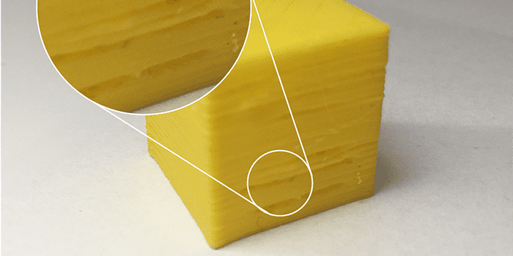 layer separation failure in 3d printed part