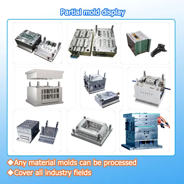 Various Injection Molds Display