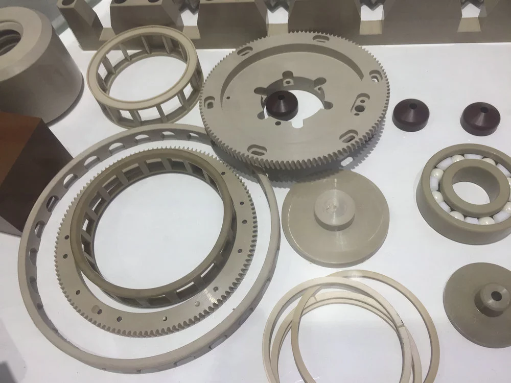 Aerospace PEEK plastic components