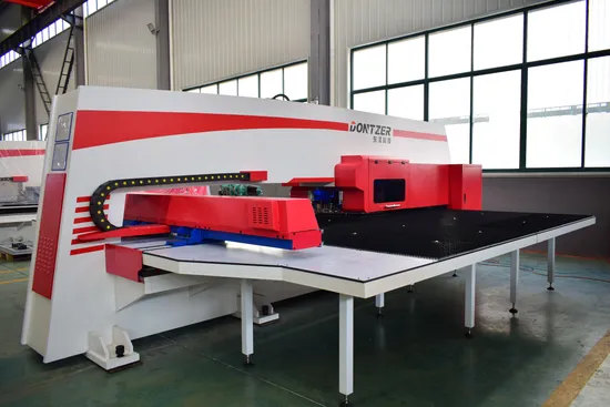CNC metal stamping machine in factory