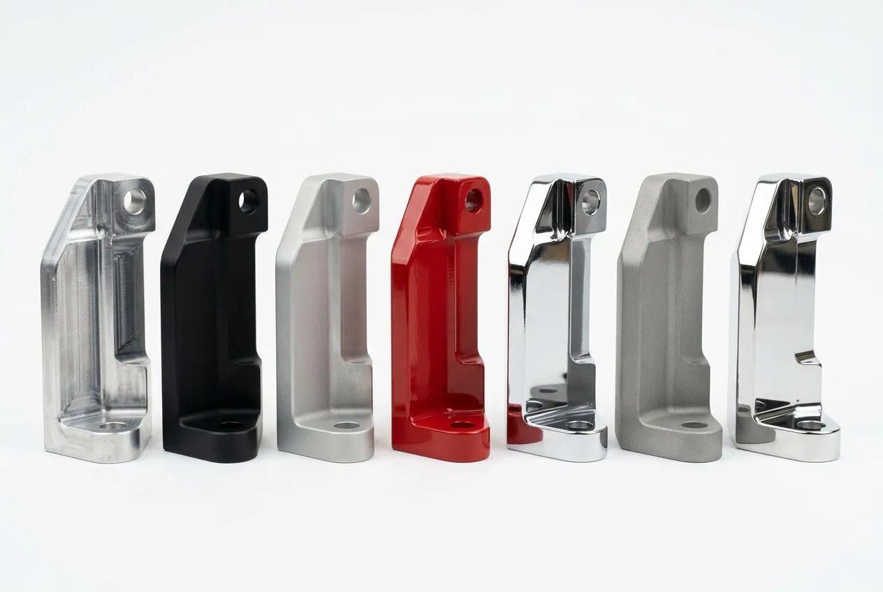 Anodized aluminum CNC parts