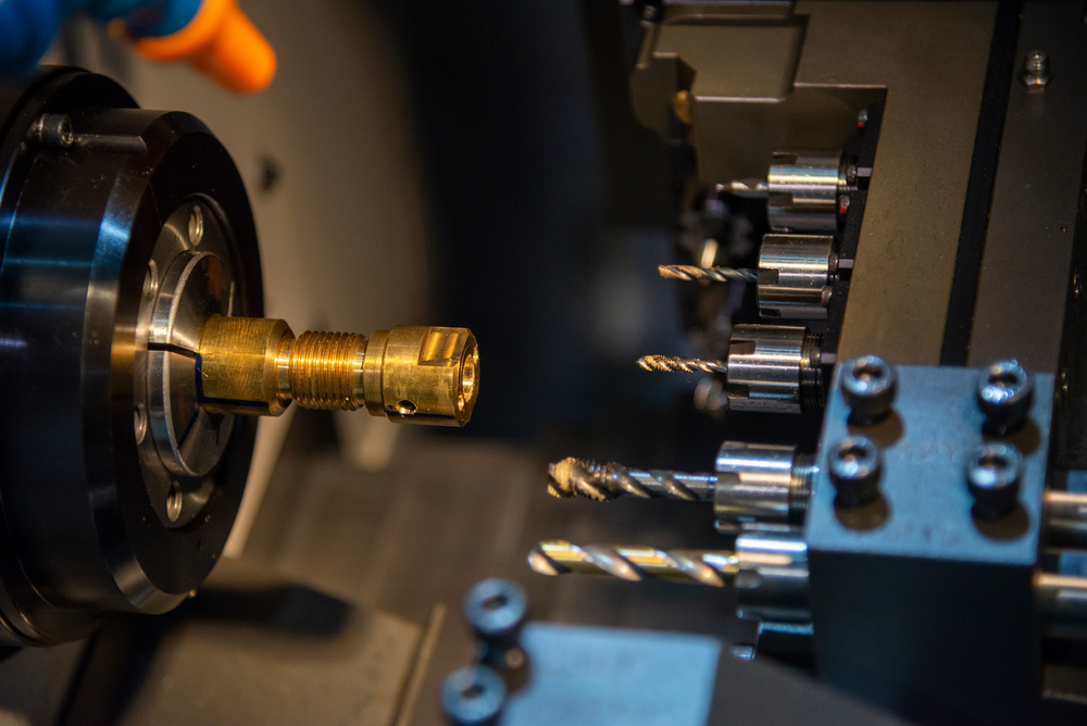 CNC Brass Tapping Process