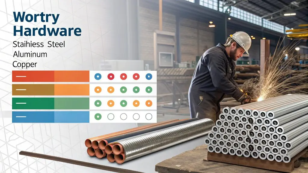 Steel aluminum and copper material comparison for stamping applications