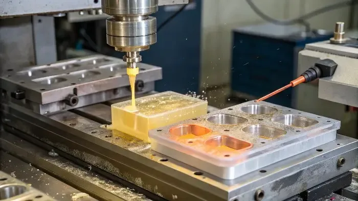 Injection molding machine trial run