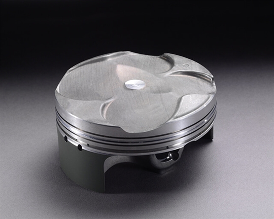 Forged aluminum piston