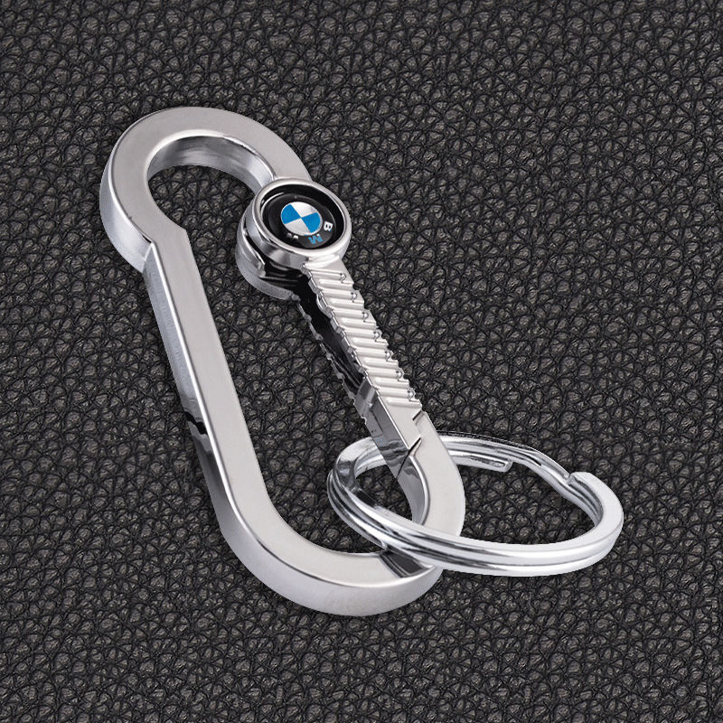 Mercedes key fob case with metal carabiner