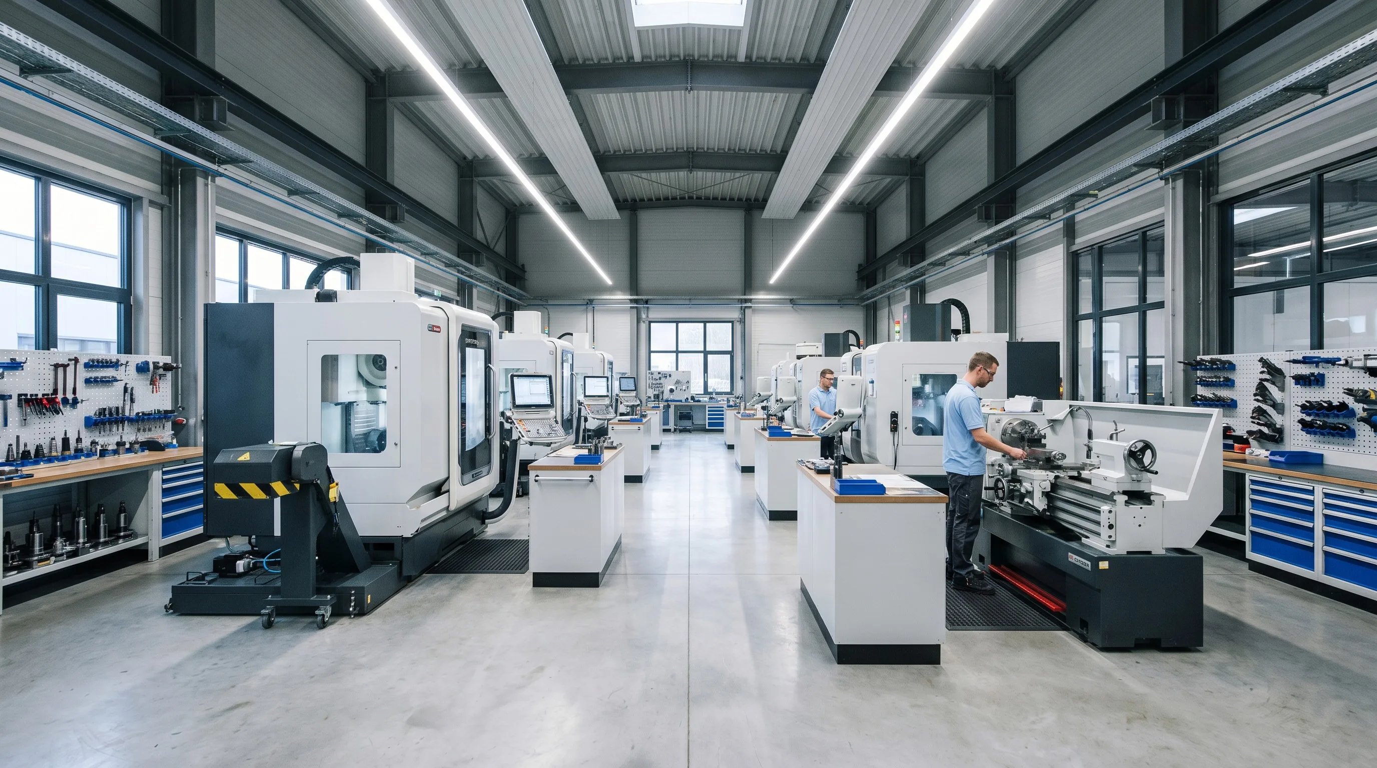 Xiamen Goldcattle CNC machining factory workshop overview modern production facility